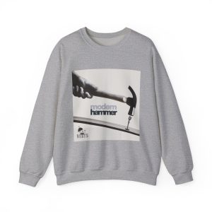 Modern Hammer Crewneck Sweatshirt — Graphic Toolbox Design