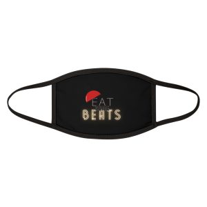 "Eat Some Beats" Neon Logo Face Mask: Music Person Mask
