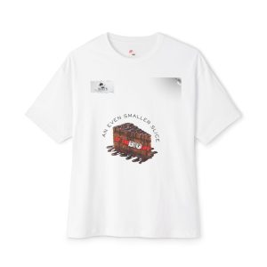 "An Even Smaller Slice Of The Big Life" Tee by Eat Some Beats - Graphic Oversized Boxy T-Shirt